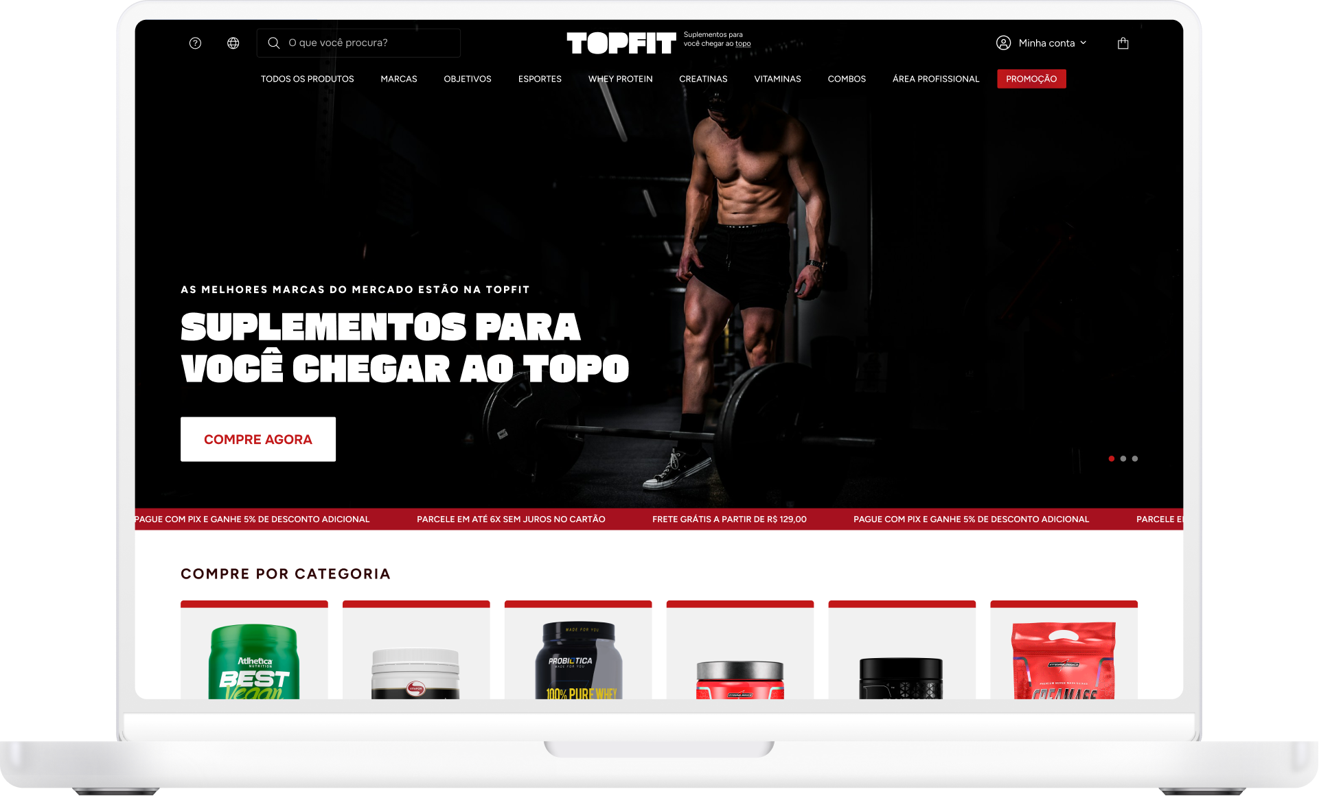 Site da TOPFIT no Shopify (1)